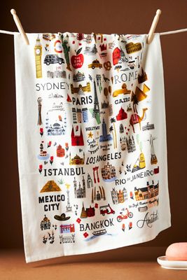 Rifle Paper Co. Bon Voyage Dish Towel