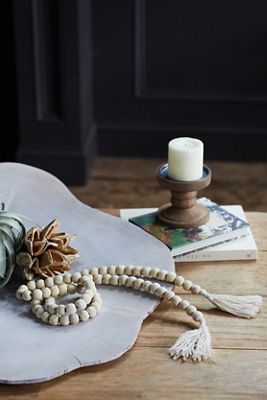 Beaded Wood Garland