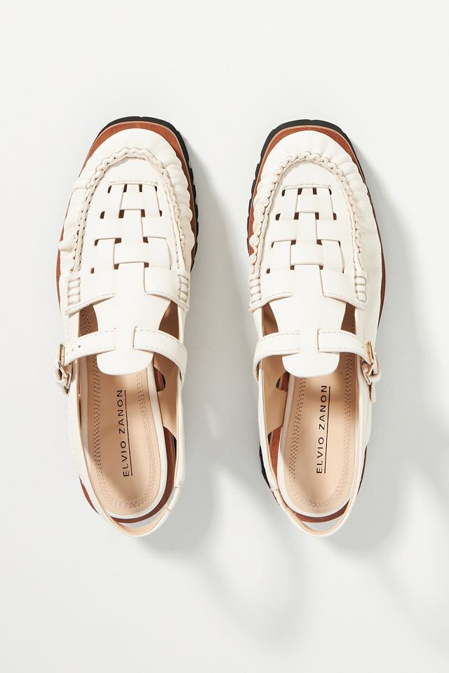 Elvio Zanon Slingback Fisherman Sandals #1