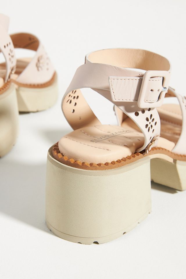 超爆安 Elvio Zanon Anthropologie | Sandal Sport Floral Perforated 靴