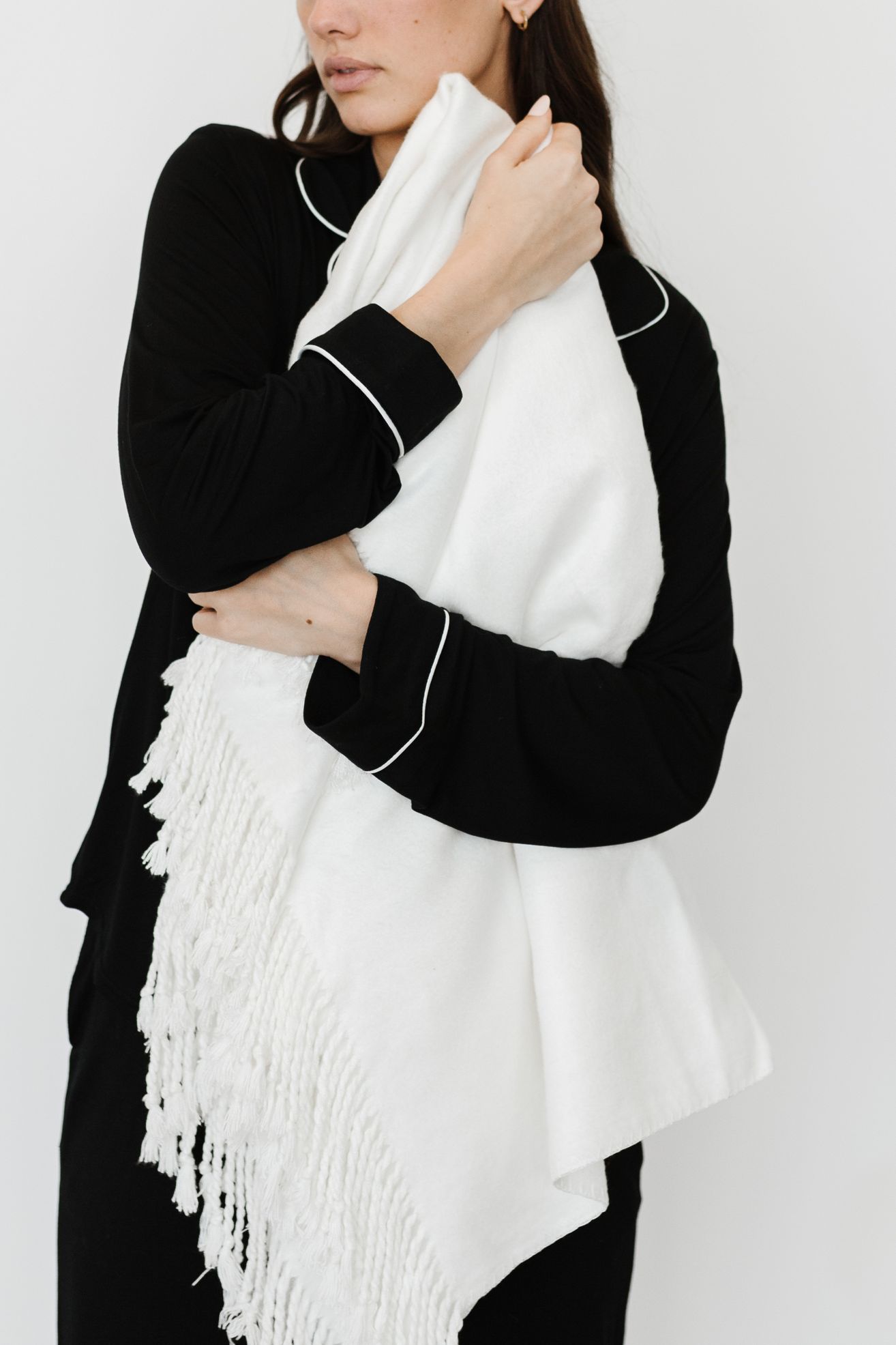 Cozy Earth Throw - WHITE, Standard, One Size