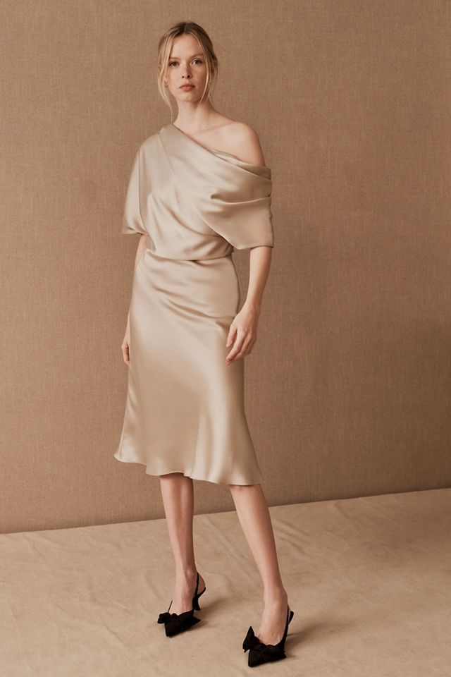 bow strap midi dress Sweetheart Bow Strap Midi Dress
