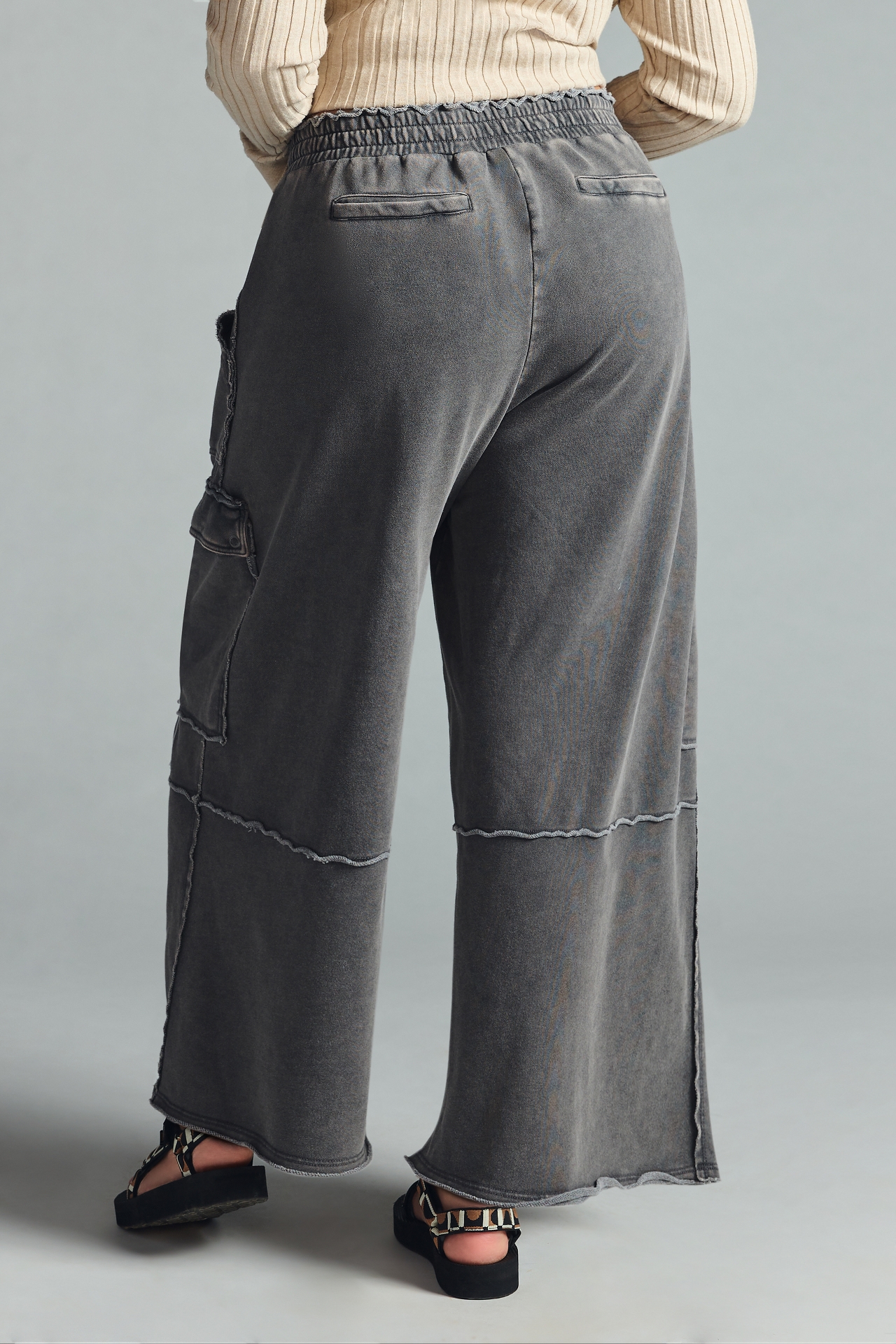 Daily Practice by Anthropologie Utility Wide-Leg Pants