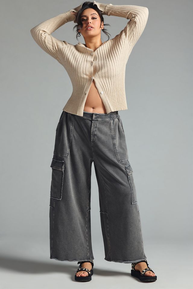 Daily Practice by Anthropologie Utility Wide-Leg Trousers