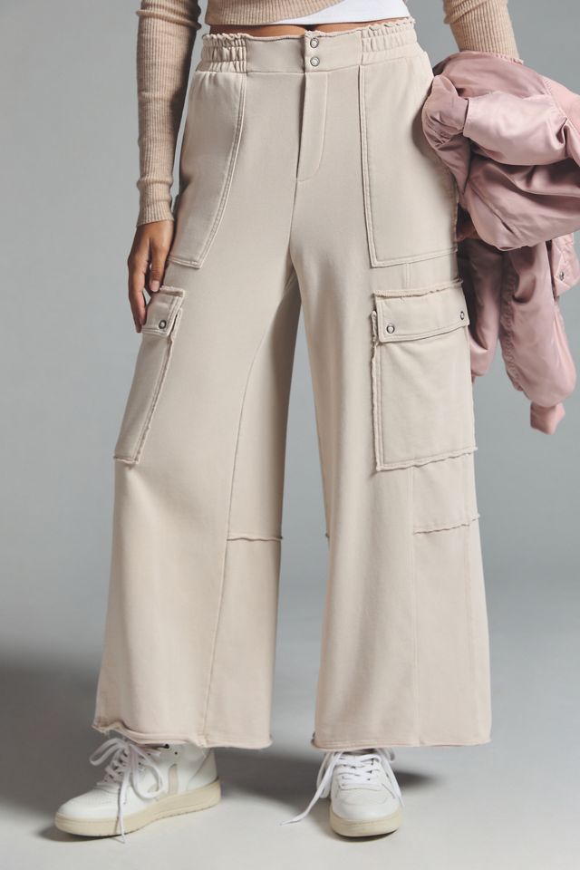 Daily Practice by Anthropologie + Utility Wide-Leg Pants