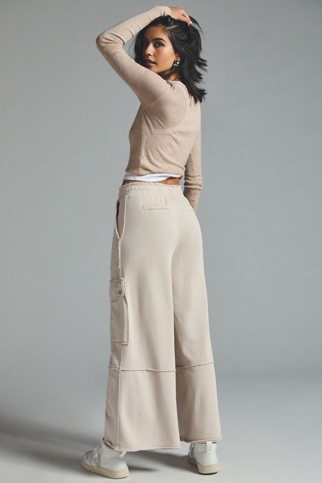 Daily Practice by Anthropologie Utility Wide-Leg Pants