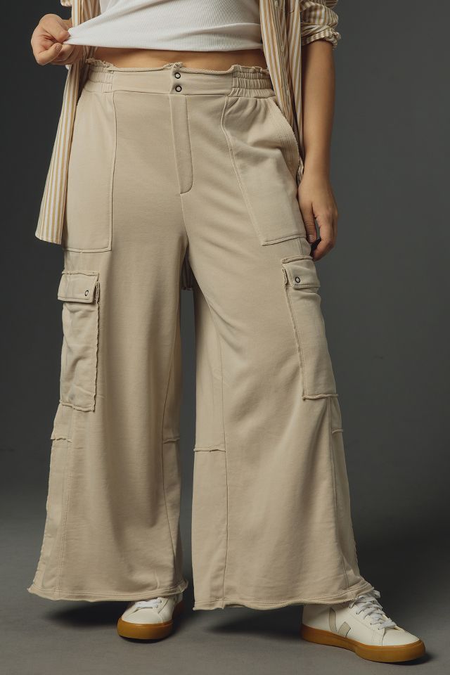 Daily Practice by Anthropologie Utility Wide-Leg Pants