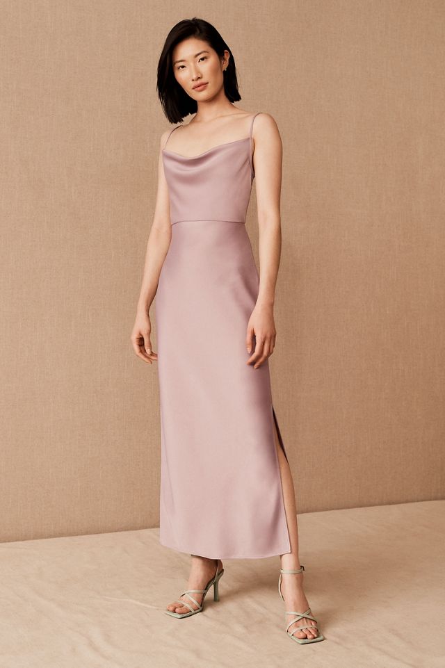 Cali Satin Charmeuse Midi Dress #1