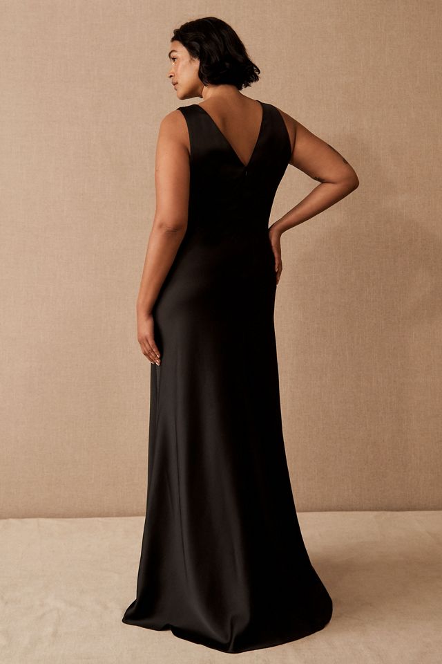 Beckett Satin Charmeuse Maxi Dress #4