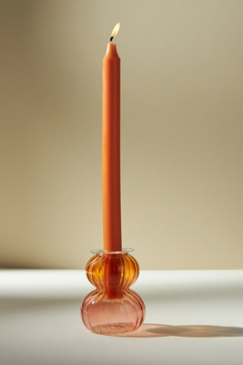 Northern Lights Jackie Wrapped Taper Candles, Set Of 6 In Orange ModeSens