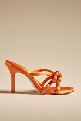 Loeffler Randall Margi Bow Heels In Orange