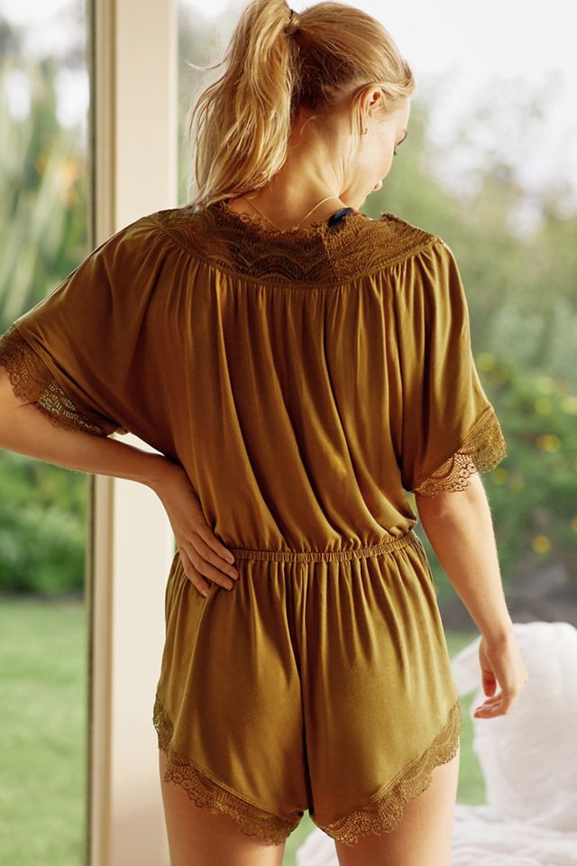 Lacy Lounge Romper #2