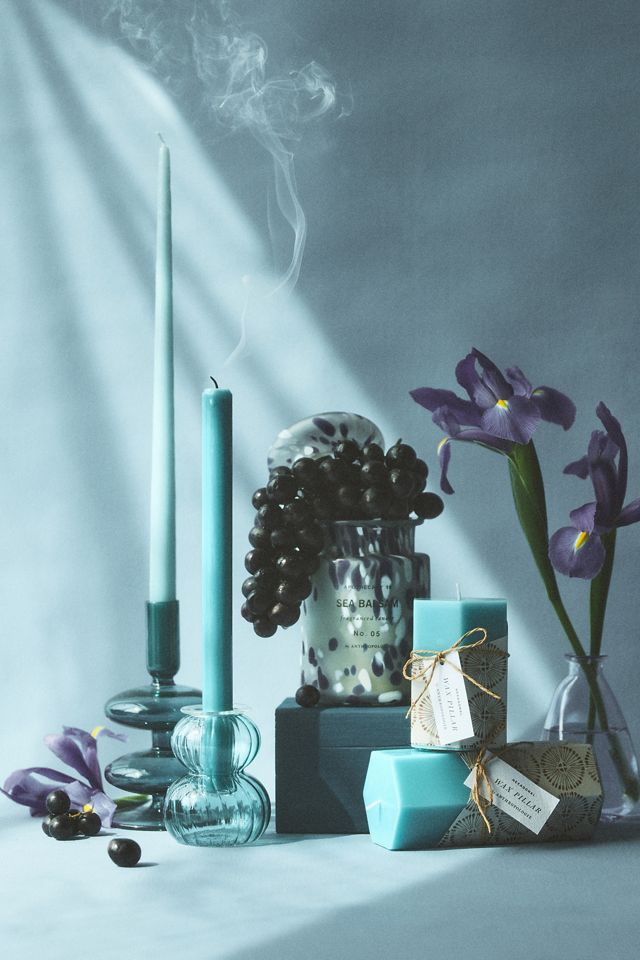Jackie Wrapped Pillar Candle #4