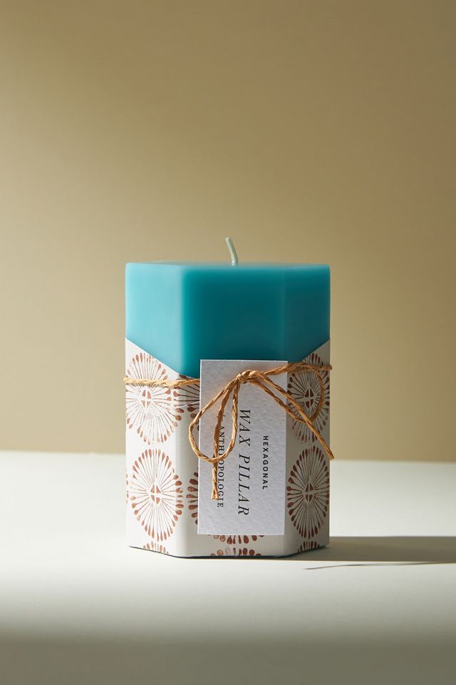 Jackie Wrapped Pillar Candle #1