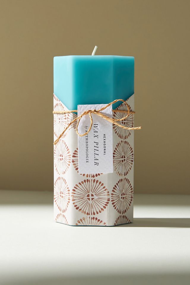 Jackie Wrapped Pillar Candle #2