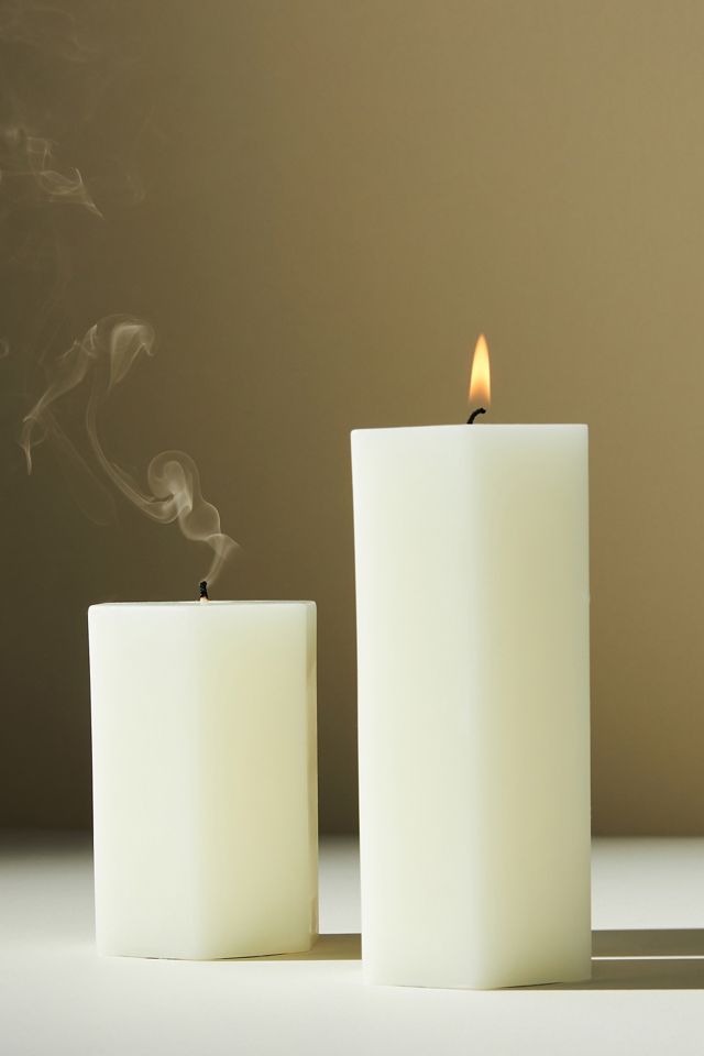 Jackie Wrapped Pillar Candle #1