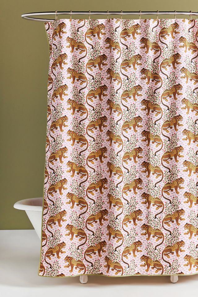 Printfresh Organic Shower Curtain Anthropologie UK