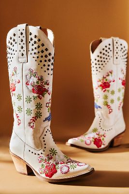 Poppy Cowboy Boots | Anthropologie