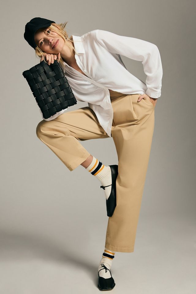 Lindy Woven Clutch | Anthropologie