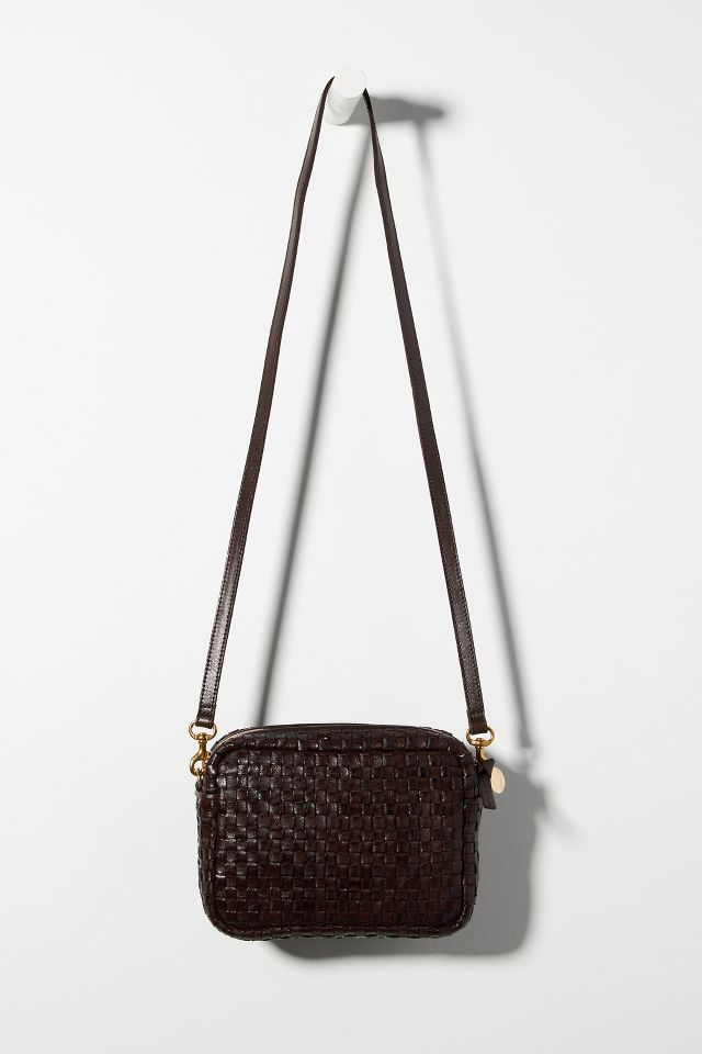 Clare V. Woven Leather Handle Bag - Brown Handle Bags, Handbags - W2436777