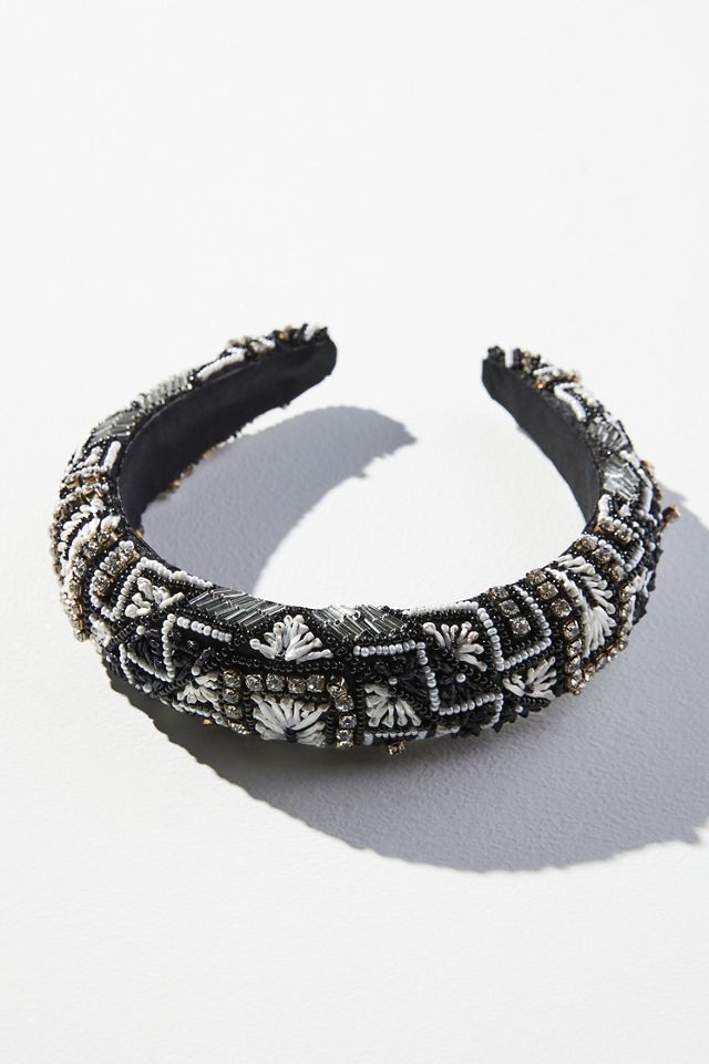 Geometric Crystal Headband Anthropologie