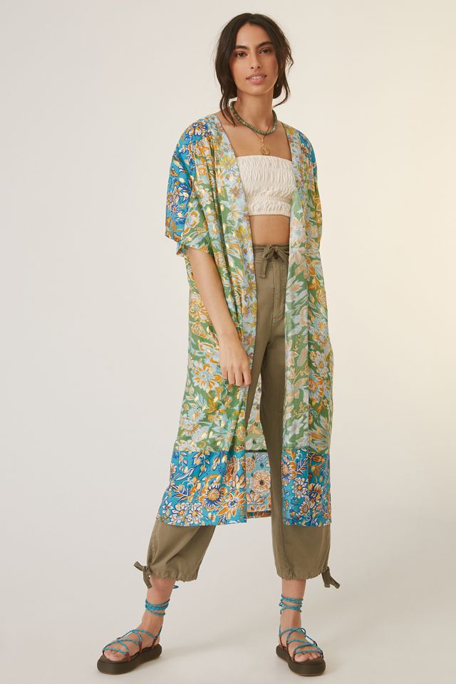 Floral Kimono Duster #1