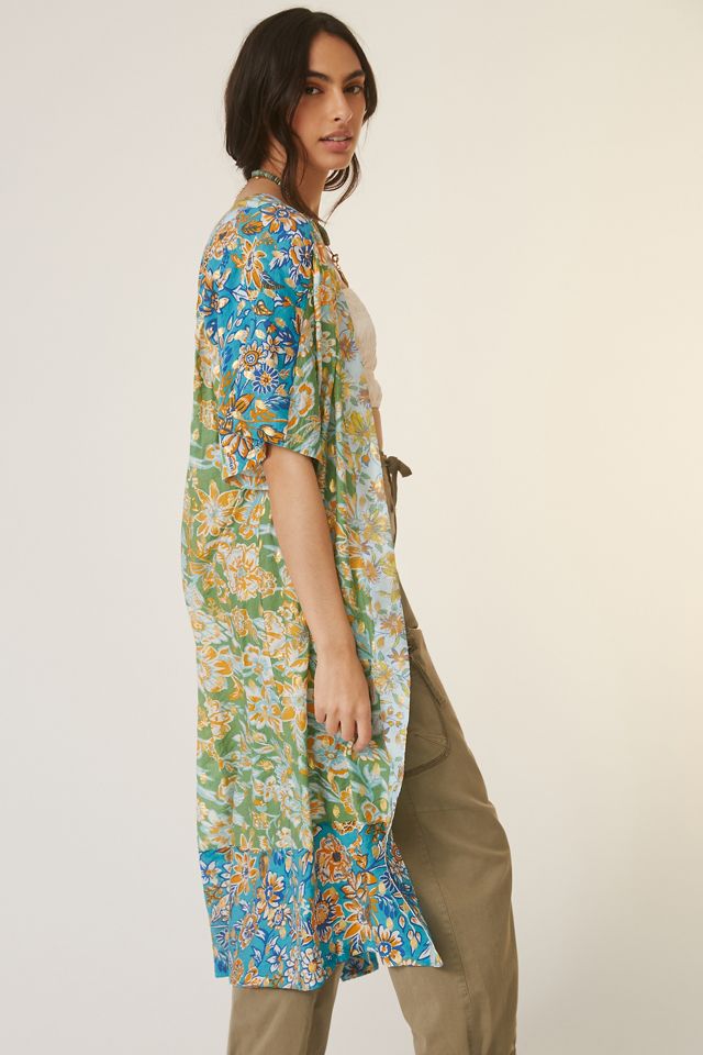 Floral Kimono Duster | Anthropologie