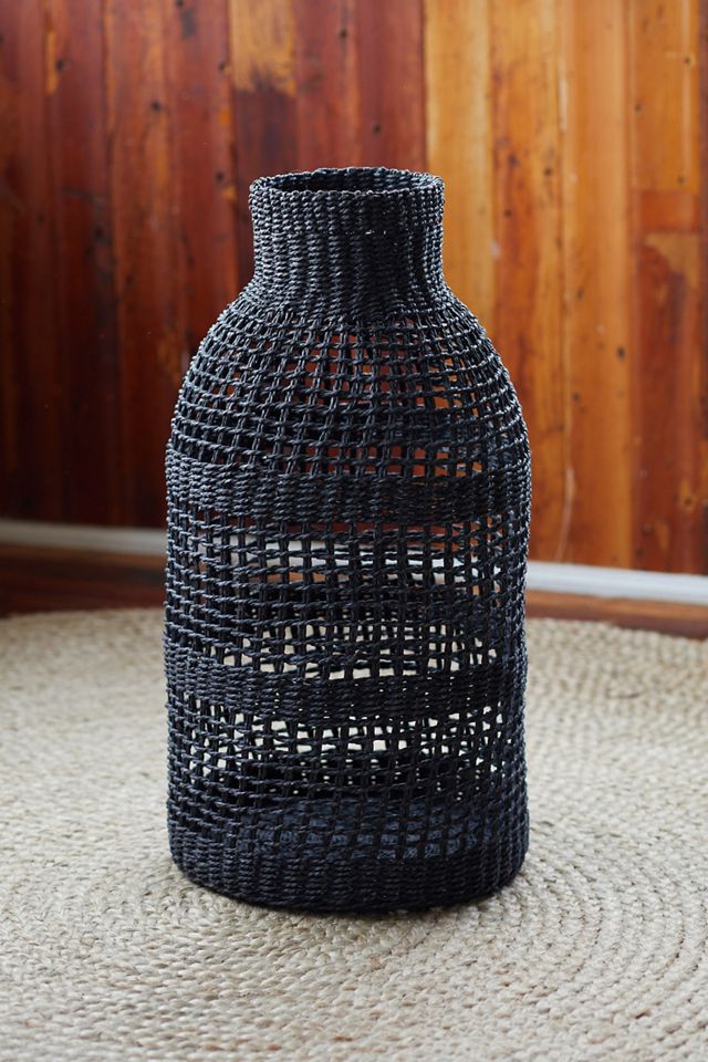 Woven Wicker Vase #1