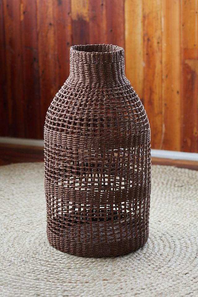 Woven Wicker Vase #1
