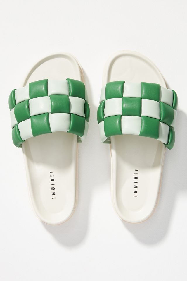Inuikii Braided Leather Slide Sandals #1