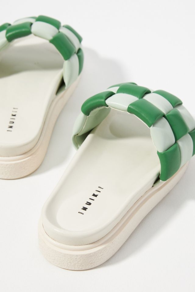 Inuikii Braided Leather Slide Sandals #3