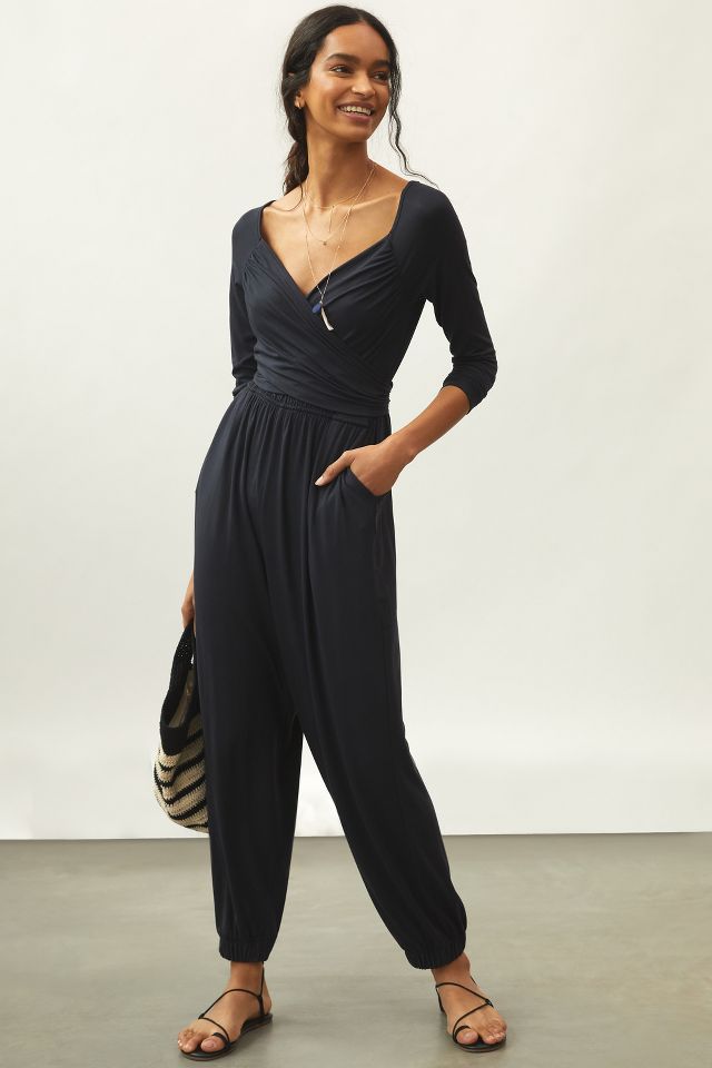 Daily Practice by Anthropologie Ruffled Lounge Jumpsuit | Anthropologie
