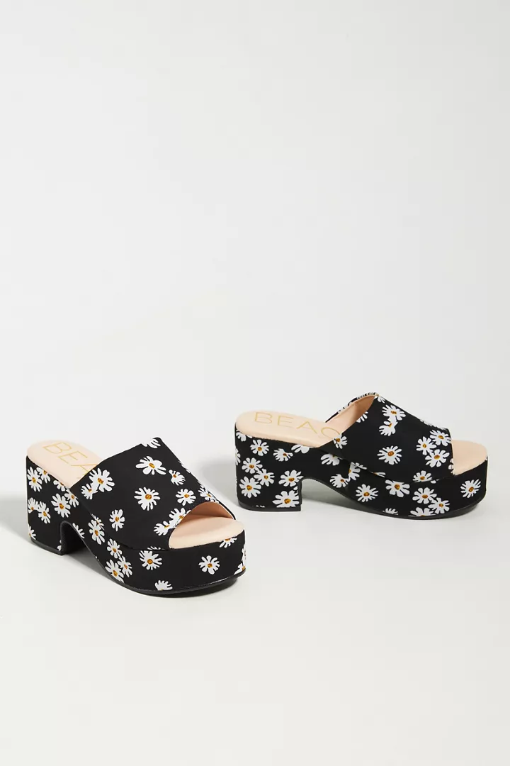 Matisse Floral Platform Mules