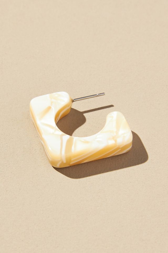 Mod Square Hoop Earrings #1