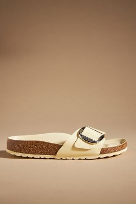 Birkenstock Madrid Leather Sandals In High Shine Butter