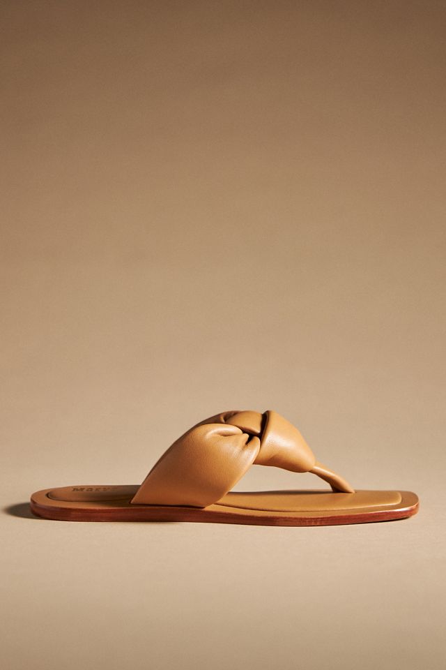Maeve Puffy Knotted Sandals | Anthropologie