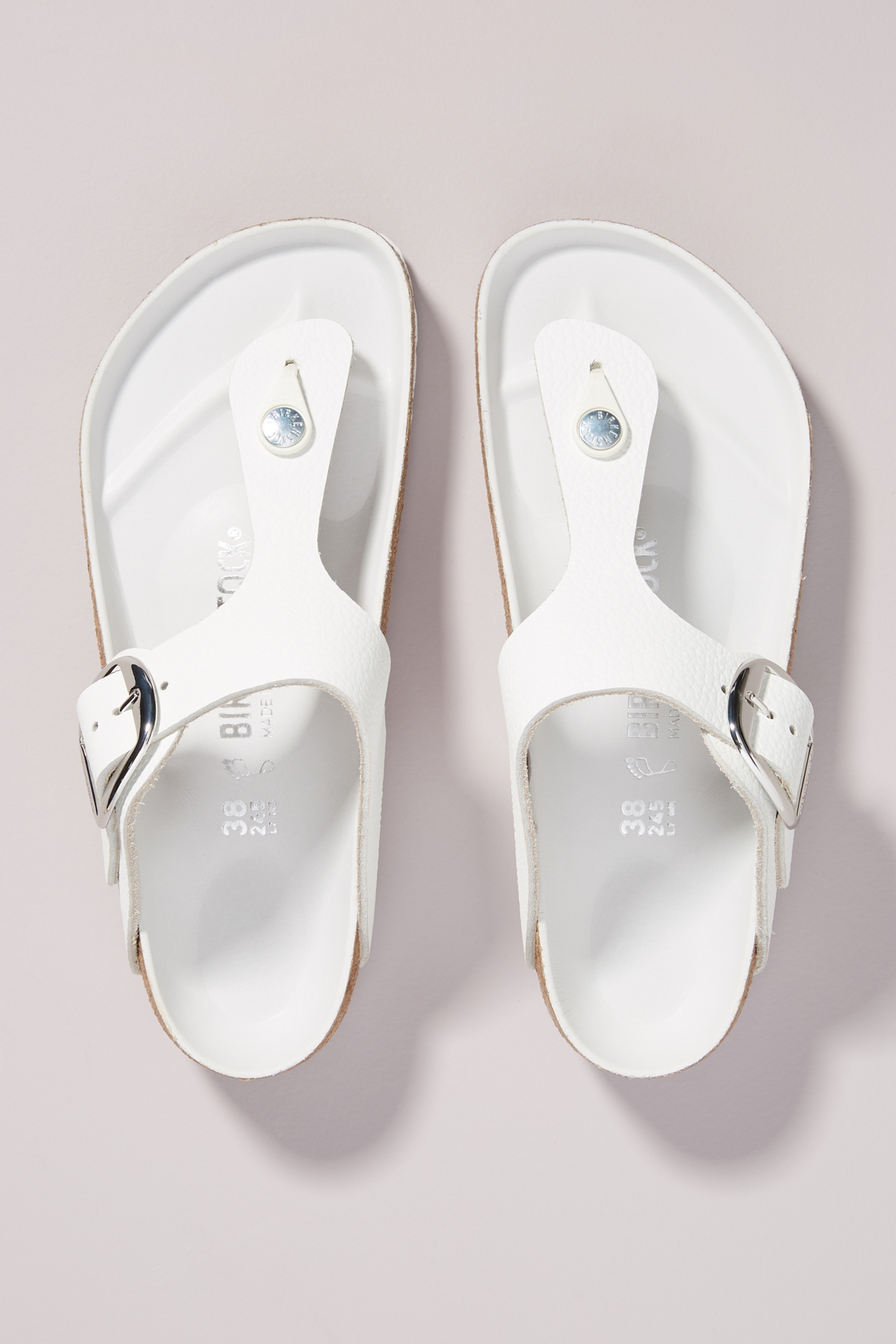 Birkenstock Gizeh Big Buckle Smooth Leather Sandals
