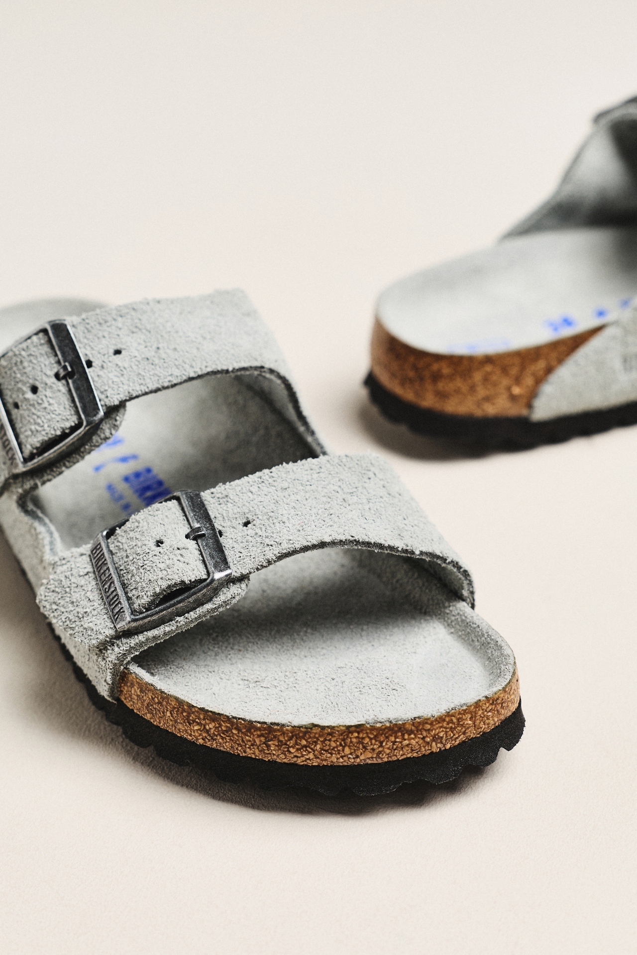 Birkenstock Arizona Suede Soft Footbed Sandals