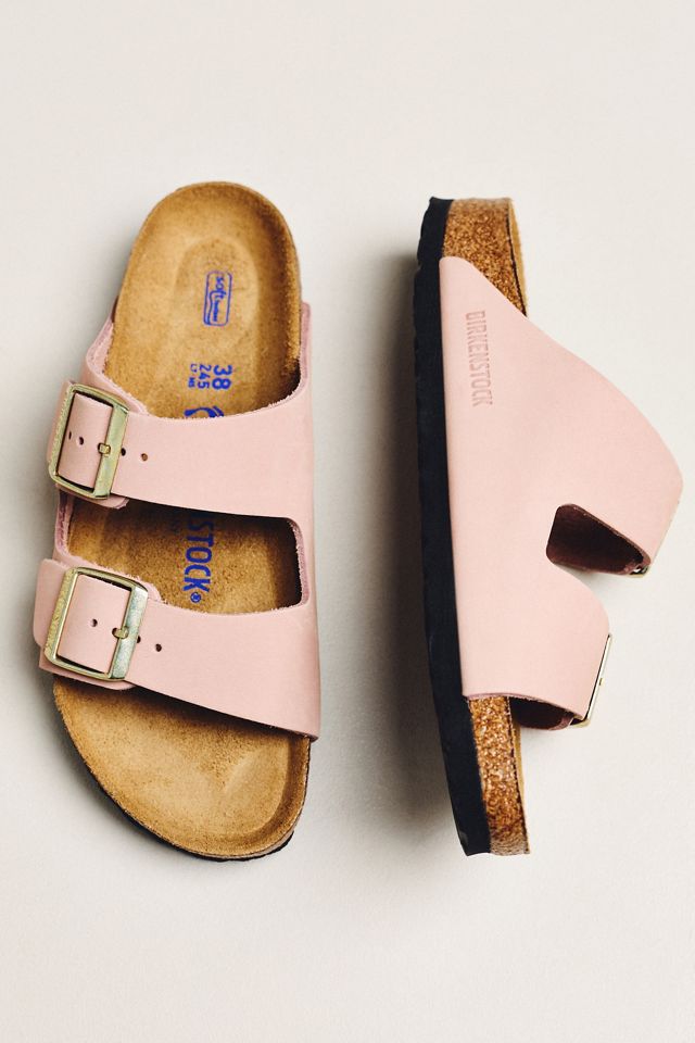 Birkenstock Arizona Suede Soft Footbed Sandals #1