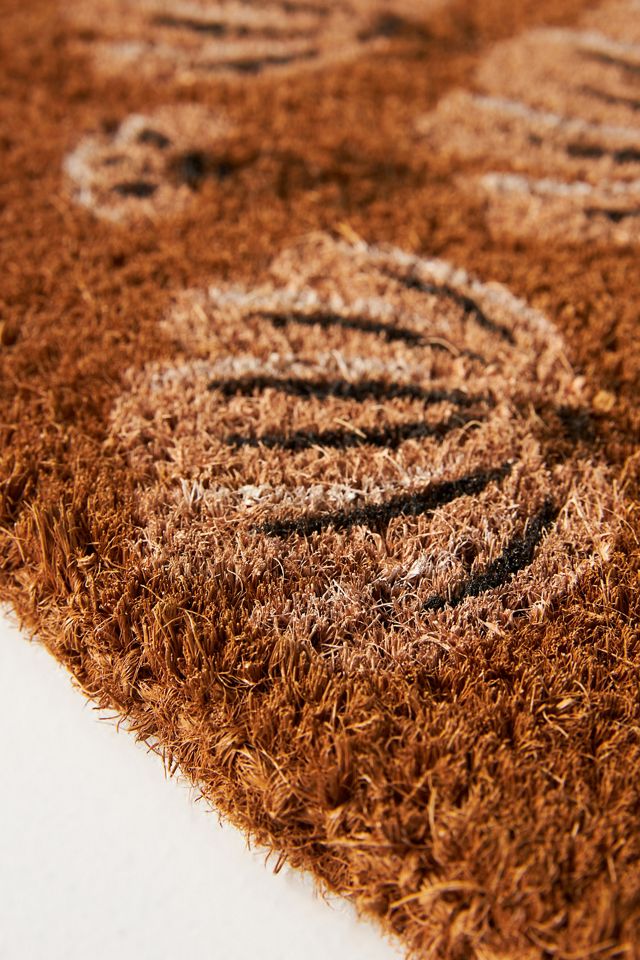 Floral Scalloped Doormat #1