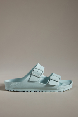 Birkenstock Arizona Stealth Buckle Eva Slide Sandal In Green