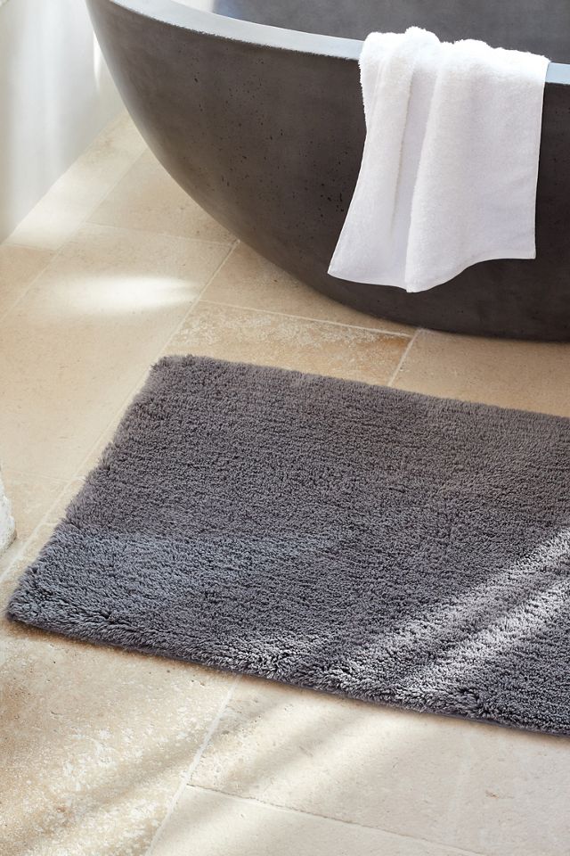 Coyuchi Shag Organic Bath Rug