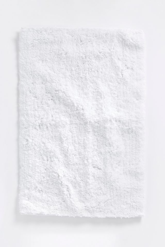 Coyuchi Shag Organic Bath Rug #1