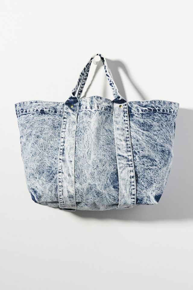 Clare V. Denim Tote Bag - Blue Totes, Handbags - W2435678