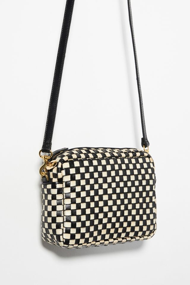 Clare V. Woven Leather Crossbody Bag - Neutrals Crossbody Bags, Handbags -  W2437489