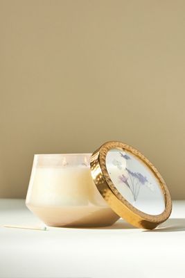 Floral Press Candle