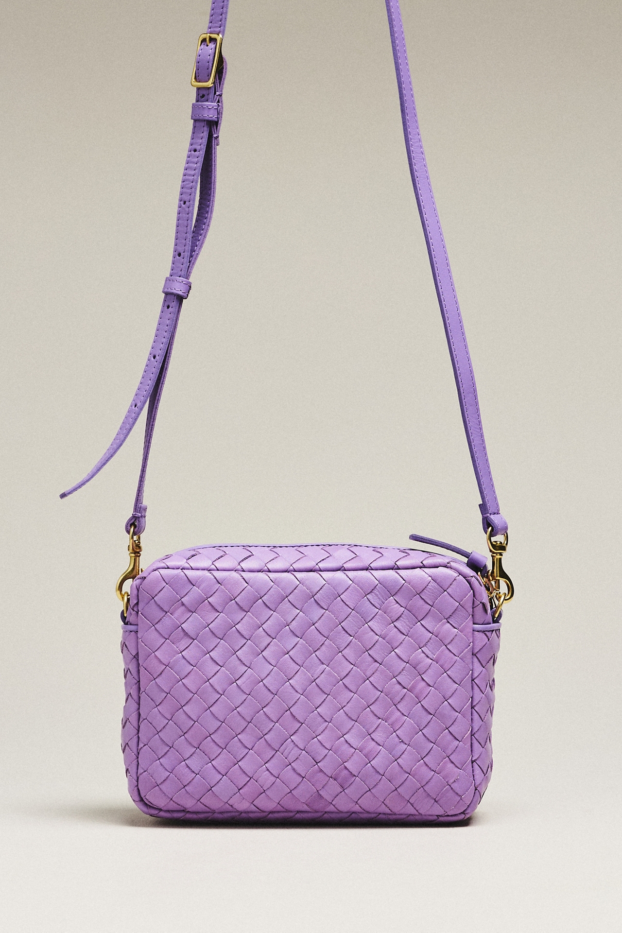 Clare V. Woven Midi Crosbody Bag