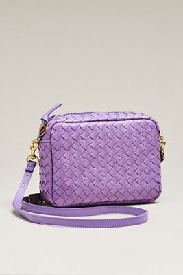Clare V. Woven Midi Crosbody Bag