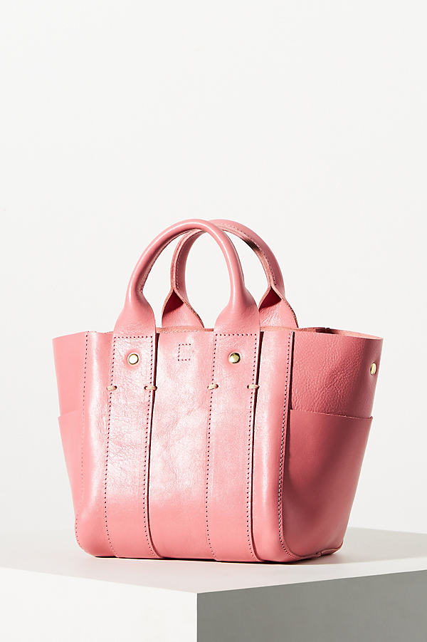 Clare V . Le Petit Box Tote In Pink