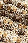 Block Print Cotton Cushion, Sunny Florals #2